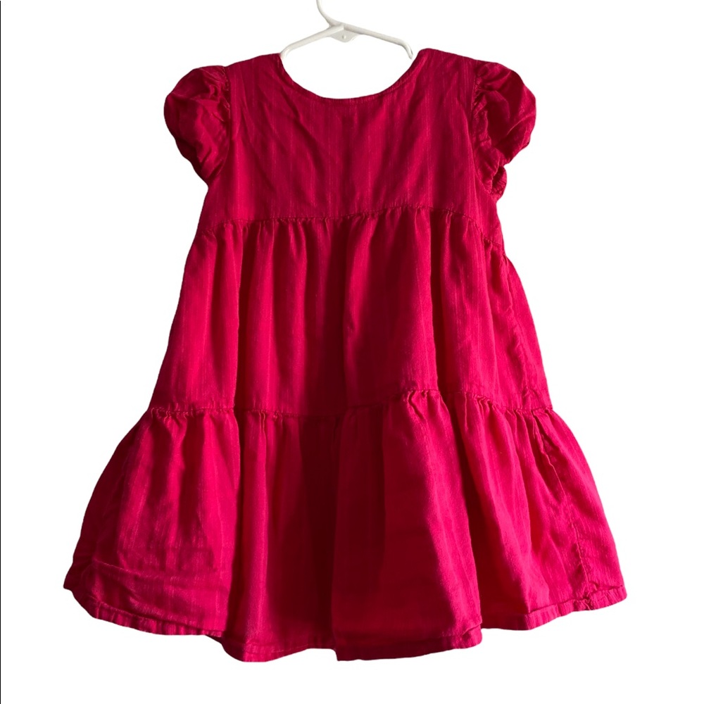 OLD NAVY 3T BRIGHT PINK SHORT SLEEVE DRESS